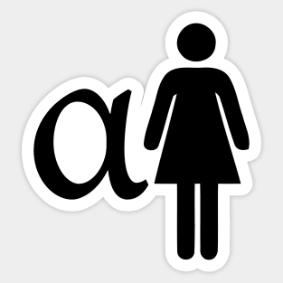 Alpha Female Sticker